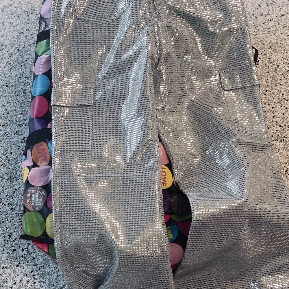 AMAZING Cargo Disco Pants Size L - Picture 8 of 8